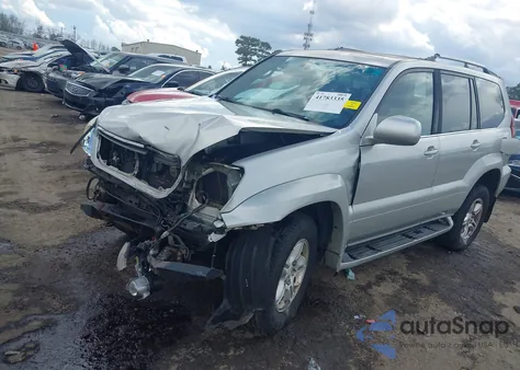 2005 Lexus Gx 470 из США, поврежденный, VIN JTJBT20X550090467